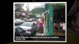 preview picture of video 'Nous peindrons la ville rouge sur nos velos Lolly's photos around Sosua, Dominican Republic'