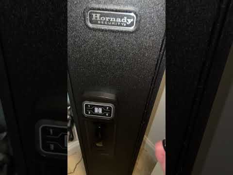 Showing off my new Hornady RAPiD pistol \u0026 rifle wi-fi safe #shorts #hornady #gunsafe