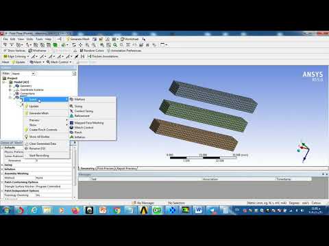 Thermal Analysis of Heat Sink Contains Three Micro Channels using ANSYS FLUID.