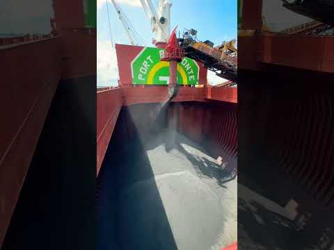 #ship #loading #cement #in ship