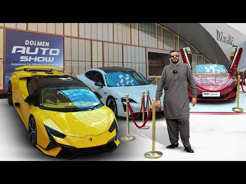 Suneel visits Dolmen Auto Show