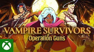 Vampire Survivors: Operation Guns DLC Feat. Contra Coming May 9th