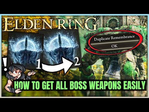 Elden Ring - How to Use Walking Mausoleums to Duplicate Remembrance & Get All Boss Weapon Easily!