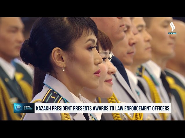 Kazakh President presents awards to law enforcement officers