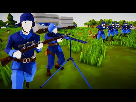 HUGE D-DAY Beach Defense by German Army! - Total Tank Simulator