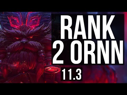 ORNN vs RUMBLE (TOP) | Rank 2 Ornn, 3/2/7 | KR Challenger | v11.3