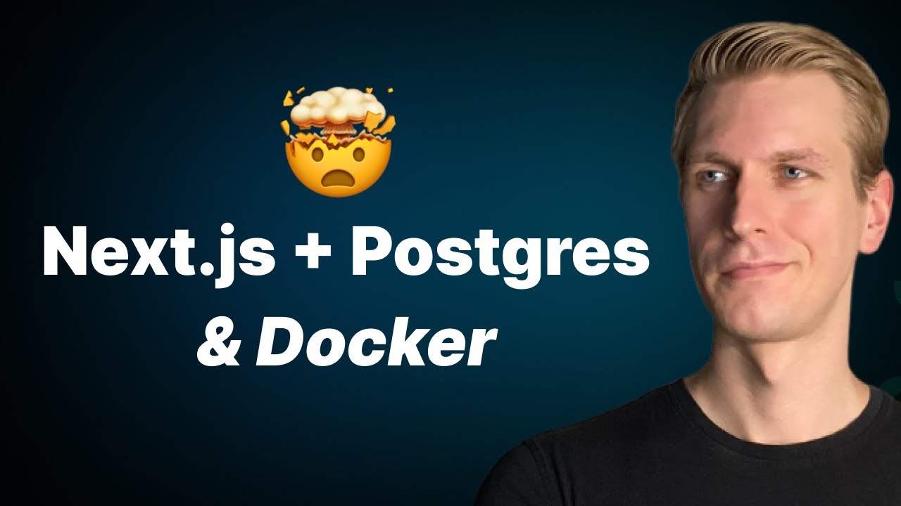 The BEST Next.js setup: Next.js + Postgres + Docker (Dev / Prod)