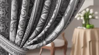 Комплект штор «Ликеринс (серый)» — видео о товаре