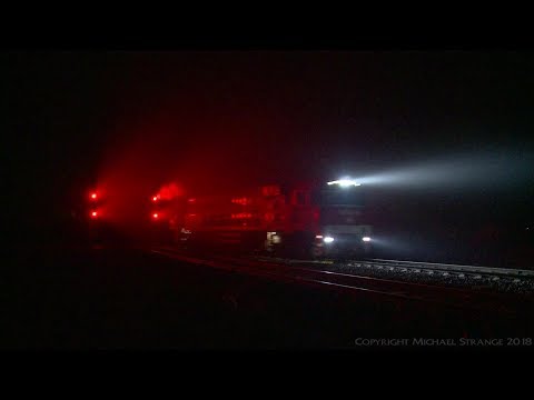 2MA5 Freight Train In Night Fog - PoathTV Australian Railways