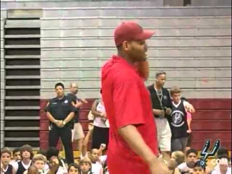 Robert Horry Spurs Camp Appearance