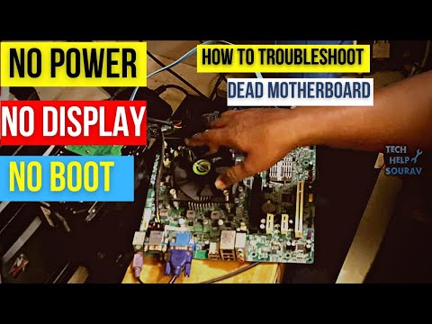 How To Troubleshoot a Dead  Motherboard | Motherboard Troubleshooting-No Power | No Boot |No Display