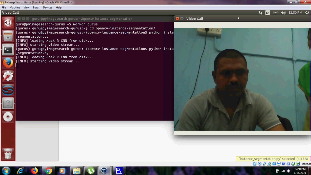 Privacy Preserving video chat using Segmentation