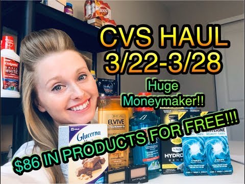 CVS HAUL (3/22-3/28) | $86 IN PRODUCTS FOR FREE!!!