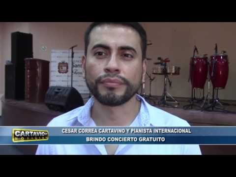 CESAR CORREA BRINDÓ CONCIERTO GRATUITO