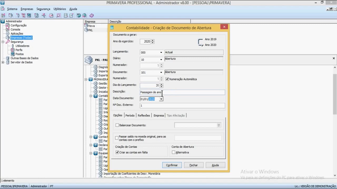 Contabilidade Com Paulo Kiala Aula 4   Documento de abertura Primavera