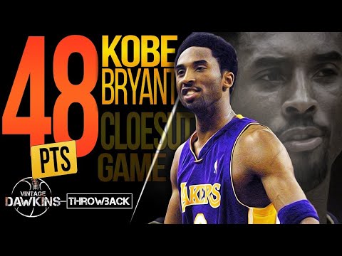 Young Kobe Closes Out Kings In The Most Mamba Way | 2001 WCSF Game 4 | VintageDawkins