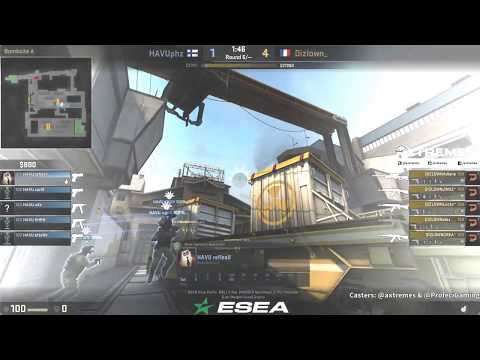 ax Casts CS:GO with Profeci - ESEA Main EU DizLown_ vs HAVU