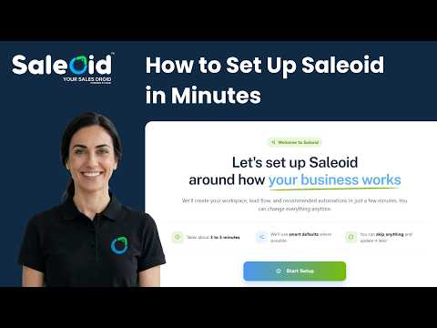 How to Setup Saleoid in Minutes