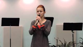 Sydney Singing &quot;Voice of a Savior&quot; by Mandisa