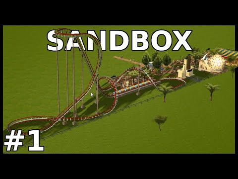 BEST ROLLER COASTER GAME EVER? | Sandbox | RollerCoaster Tycoon 3 #1