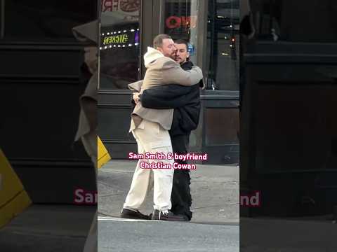 Thumbnail for San Smith and boyfriend Christian Cowan spotted showing some PDA in NYC #singer #couple #paparazzi by Papa San