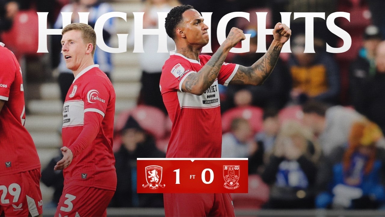 4월 23일 미들즈브러 FC VS 셰필드 웬즈데이 FC 축구하이라이트