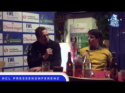 HCL PRESSEKONFERENZ HCL vs. BUCHLOE PIRATES 14.12.14