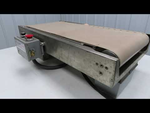 Exact Equipment HB30 16"x 30"L Stainless Belt Conveyor Heated Bed 28 FPM 115V