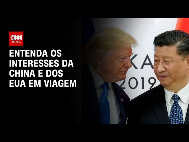 Entenda os interesses da China e dos EUA em viagem diplomática | LIVE CNN