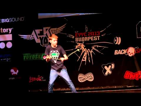EYYC 2013 Budapest - European Yo-Yo Championship 5A Division 1st Place Ján Hlinka