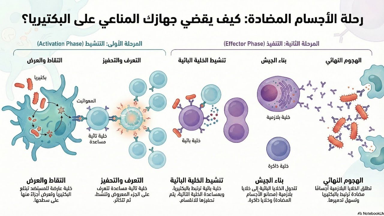 شرح المناعة الخلطية (بالأجسام المضادة) - أحياء تالتة ثانوي 2026