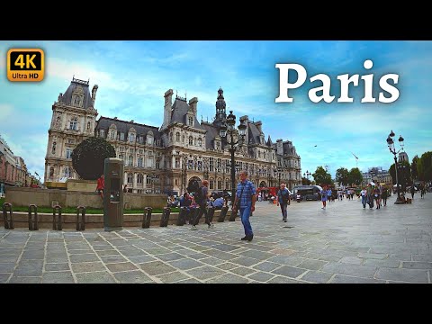 🇫🇷 🚴 Biking Tour Across Paris [4K/60fps]