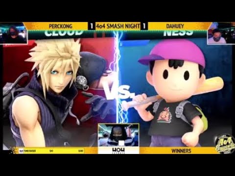 SSBU - 4o4 Smash Night 3 - PercKong (R.O.B., Cloud) vs RaW| DaHuey (Ness) - Winners Round 2