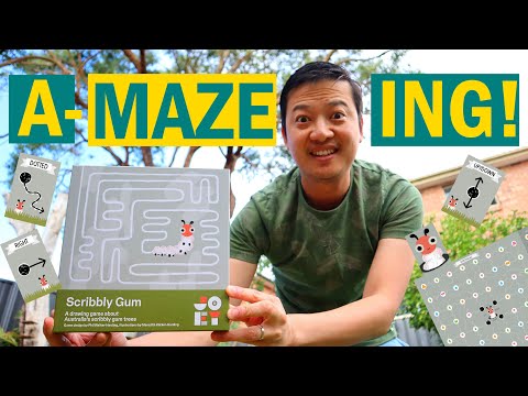 The ULTIMATE Board Game  MAZE! - Scribbly Gum Review!