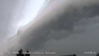 preview picture of video 'Ellikom storm 27 juli 2013'
