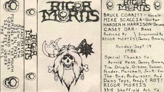 Rigor Mortis - Demo &#39;86 (Full demo - Own Rip)