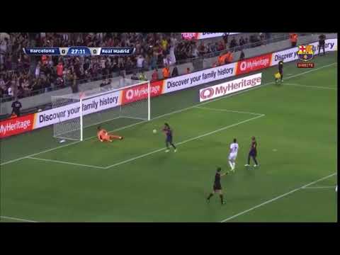 Ronaldinho goal vs Real Madrid Legends