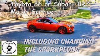 Toyota 86 – Subaru BRZ Major Service | Changing Sparkplugs without Removing the Motor