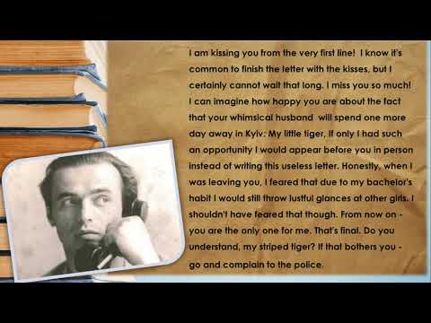 Ukrainian Love. A Letter to Wife by Vasyl Symonenko