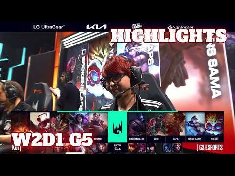 KOI vs G2 - Highlights | Week 2 Day 1 LEC Spring 2023 | KOI vs G2 Esports W2D1