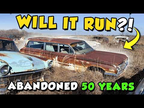 ABANDONED 1962 Buick Invicta Wagon. Will it run after 53 Years in a Salvage Yard?