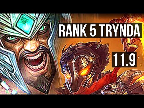 TRYNDAMERE vs VIKTOR (MID) | Rank 5 Trynda, Legendary, 15/2/6 | EUW Grandmaster | v11.9