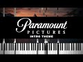 Paramount Pictures Intro 2011 Piano Tutorial