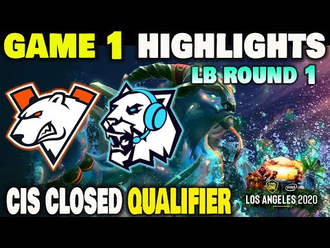 Virtus Pro vs Cyber Legacy Game 1 ESL One Los Angeles 2020 CIS Closed Qualifier LB Round 1