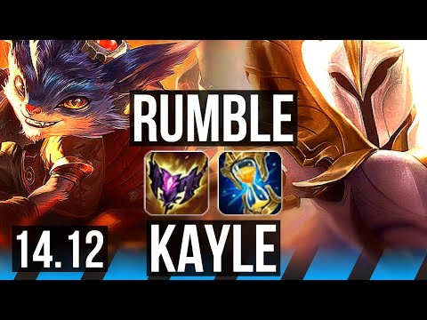 RUMBLE vs KAYLE (MID) | Rank 1 Rumble, 11/3/8, Dominating | EUNE Grandmaster | 14.12