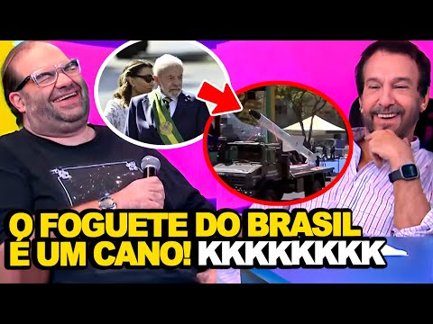 SACANI E EMÍLIO CHORARAM DE RIR ANALISANDO O DESFILE DE LULA NO 7 DE SETEMBRO