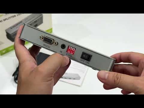 Hướng dẫn kết nối bộ chia HDMI 1 ra 2 KIWI S2.1