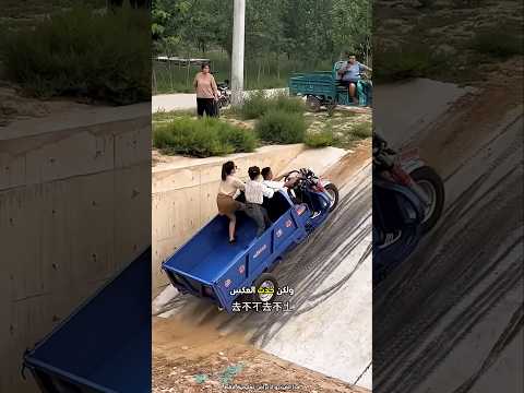 أثبت للجميع أن دراجته قوية 😮 #shorts