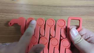 One shot 3D print of and extendable grabber （マジックハンド）