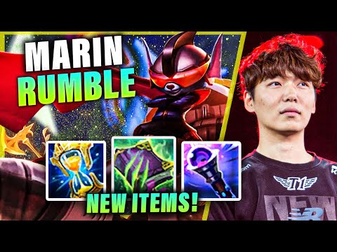 MARIN PLAYING RUMBLE TOP W/ NEW ITEMS VS TRUNDLE | S11 KOREA CHALLENGER ELO STREAM !